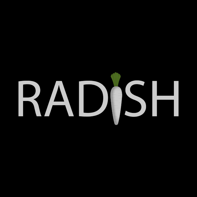 Radish typography design by DinaShalash