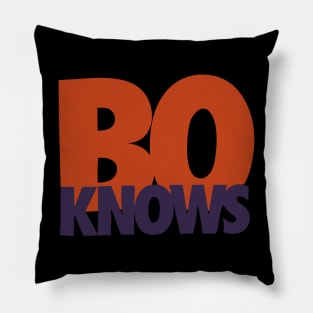 Bo Knows Baseball Pillow