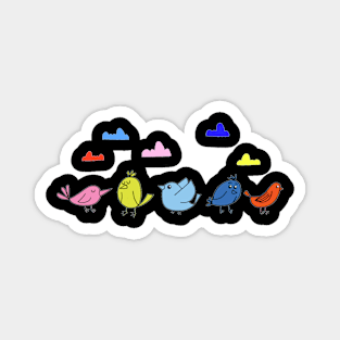 Happy birdies Magnet