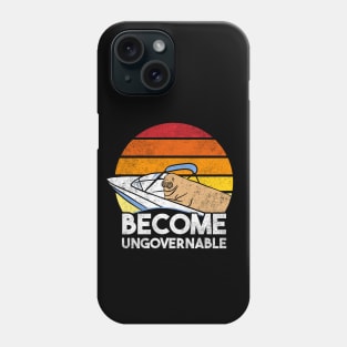 Freya the walrus - Become Ungovernable Retro Phone Case