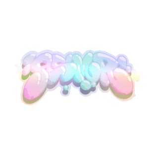 ASMR - Pastel Aesthetic Bubble Letters T-Shirt