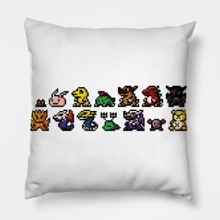 Digital Monster Ver 1 Pillow