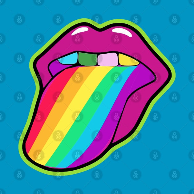 Rainbow mouth art by Dead but Adorable by Nonsense and Relish