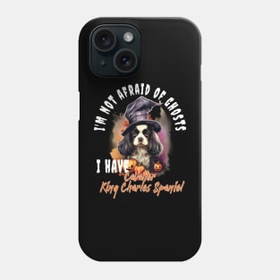 Spaniel Dog Ghost Guardian Vintage Halloween Funny Phone Case