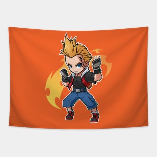 Zell Dincht Chibi FF8 Fanart Tapestry