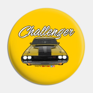 Challenger yellow by pjesusart Pin