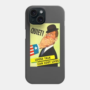 WW2 anti-spys american propaganda Phone Case