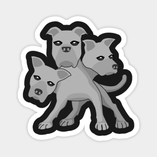 Grey Cerberus Magnet