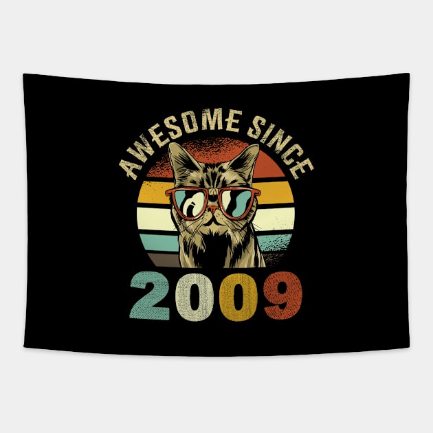 Awesome Since 2009 Tapestry by Cooldruck