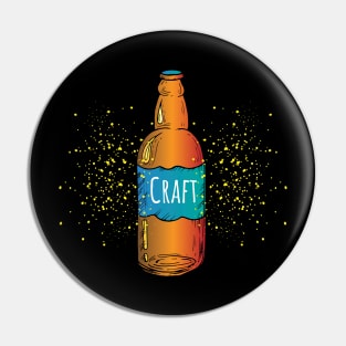 Craft beer bottle Pin