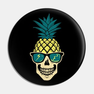 mowhawk pineapple skull Pin