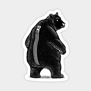 Zipper Bear Disguise Magnet