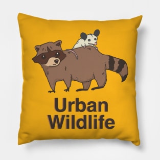 Urban Wildlife Pillow