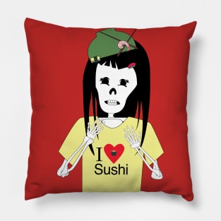 I Love Sushi Pillow