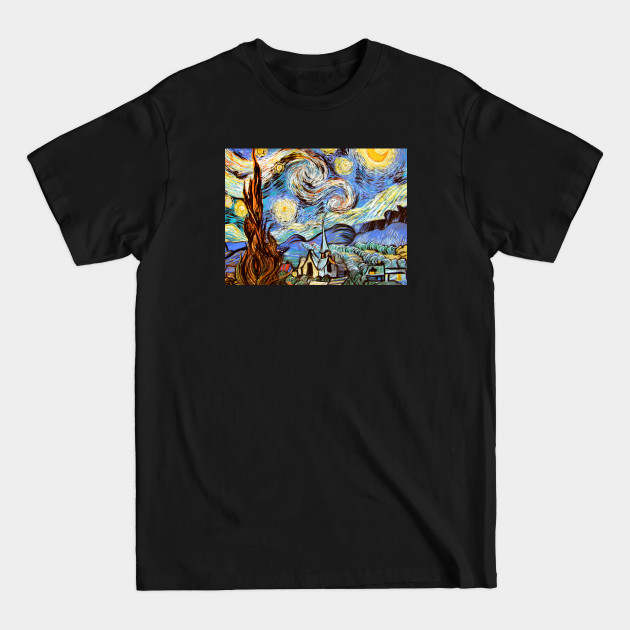 Disover Starry Night - Van Gogh - T-Shirt