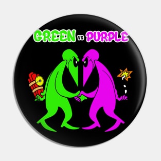 Green vs Purple Pin