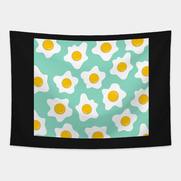 Egg Lover pattern Tapestry by timegraf