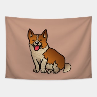 Funny Corgi Tapestry