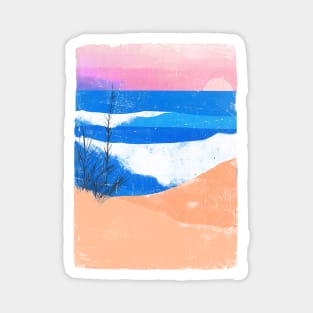 simple summer vibe Magnet