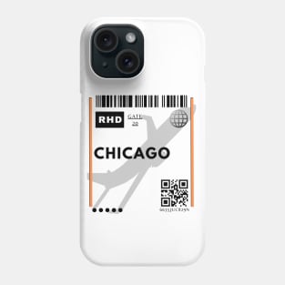 Chicago Ticket Design Phone Case