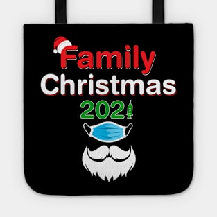 Vaccinated Family Christmas 2021, Merry Chirstmas Fully Vaccinated Tee Tote