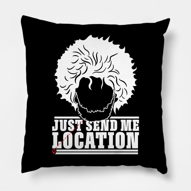 Send me location Pillow by quotepublic