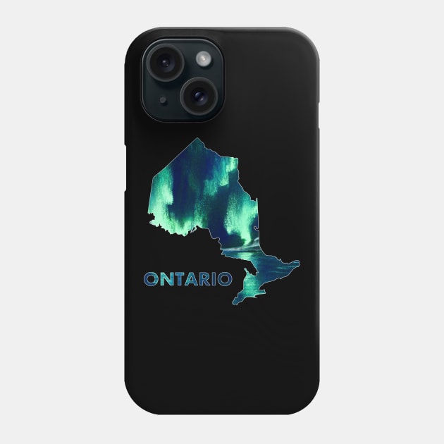 Ontario - Northern Lights Phone Case by Anastasiya Malakhova