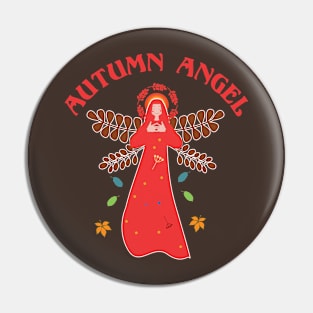 Autumn Angel Pin