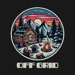 Cozy off grid cabin T-Shirt