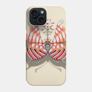 Circular butterfly Phone Case