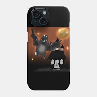 BAT BUNNY outside the Halloween castle Phone Case