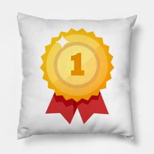 Golden medal of winner Pillow