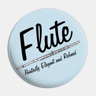 Elegant Flute Pin