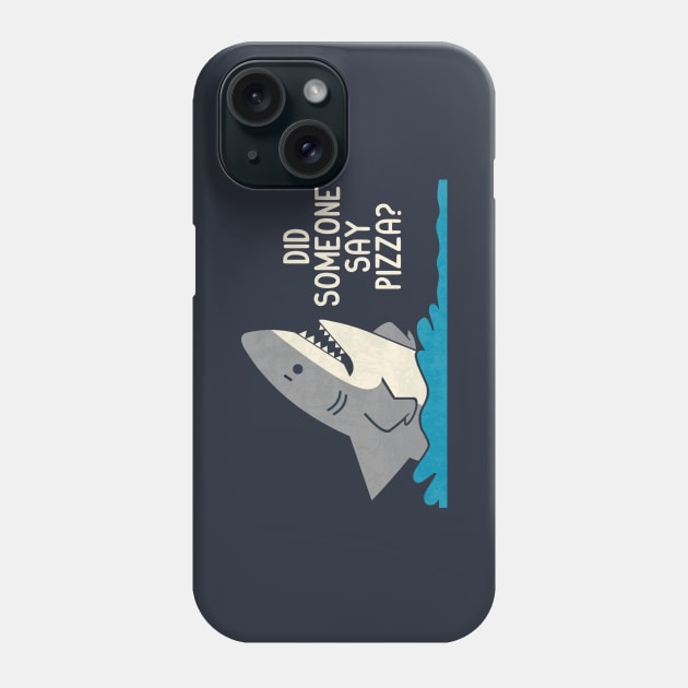 Hungry Shark Phone Case by HandsOffMyDinosaur