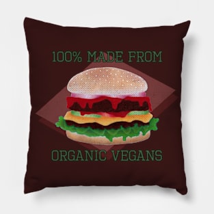 Vegan Burger Pillow