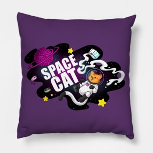 Space Cat Pillow