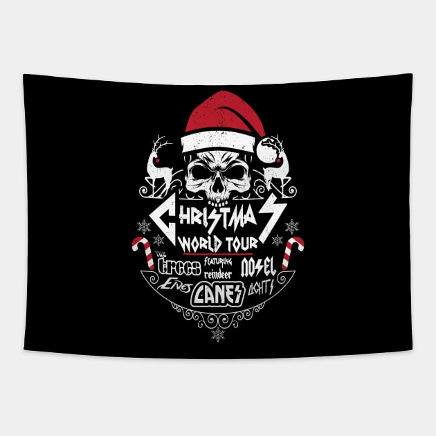 Christmas World Tour Tapestry by jrberger