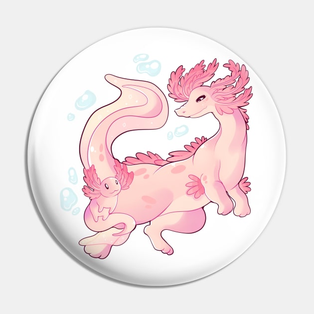 Axolotl Pin by Yukipyro