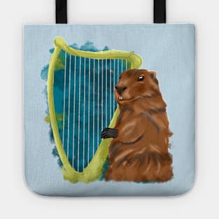 Marmot and harp Tote