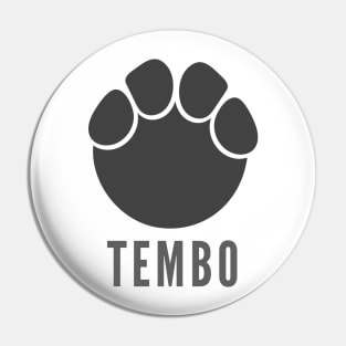 TEMBO PRINT BLACK Pin