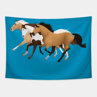 Spirit Riding Free - Equine Rampaige Tapestry