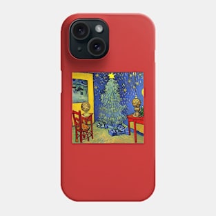 Christmas - Van Gogh Style Phone Case