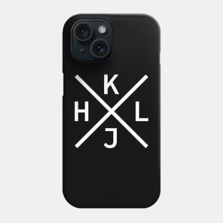 HJKL Design for Programmers Using vi/Vim - White Graphic Phone Case