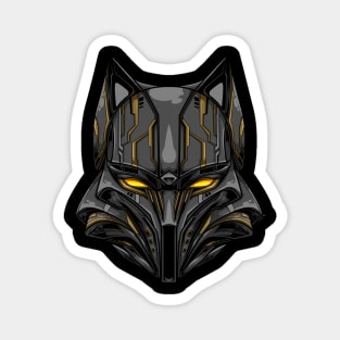 WOLF ROBO HEAD Magnet