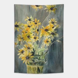 Vase with Blackeyed Susans by Hannah Borger Overbeck Tapestry