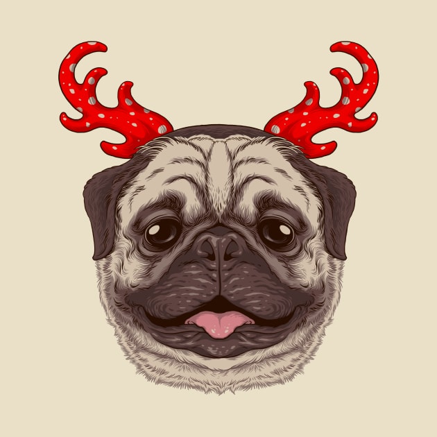 pug deer by krisnaokky