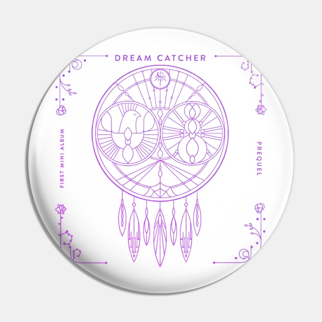 Dreamcatcher Prequel Album - Dreamcatcher Kpop - Pin | TeePublic