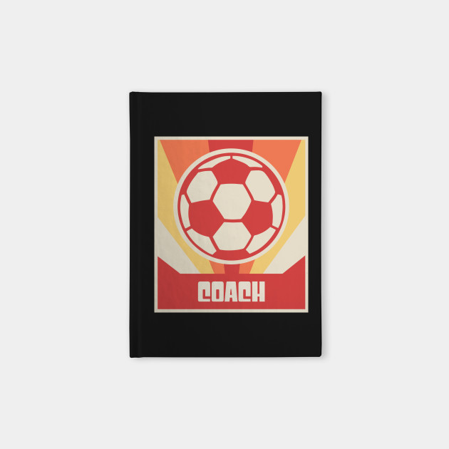 COACH - Vintage Style Soccer Coach Poster