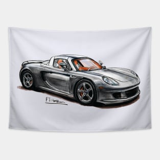 Porsche Carrera GT Tapestry