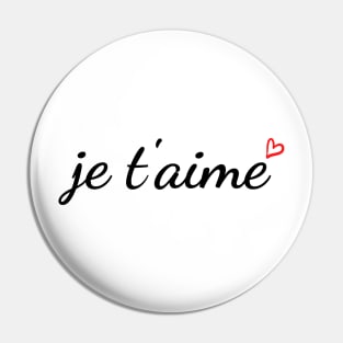 Je t'aime Pin